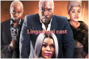 Lingashoni cast with Patrick Mofokeng 