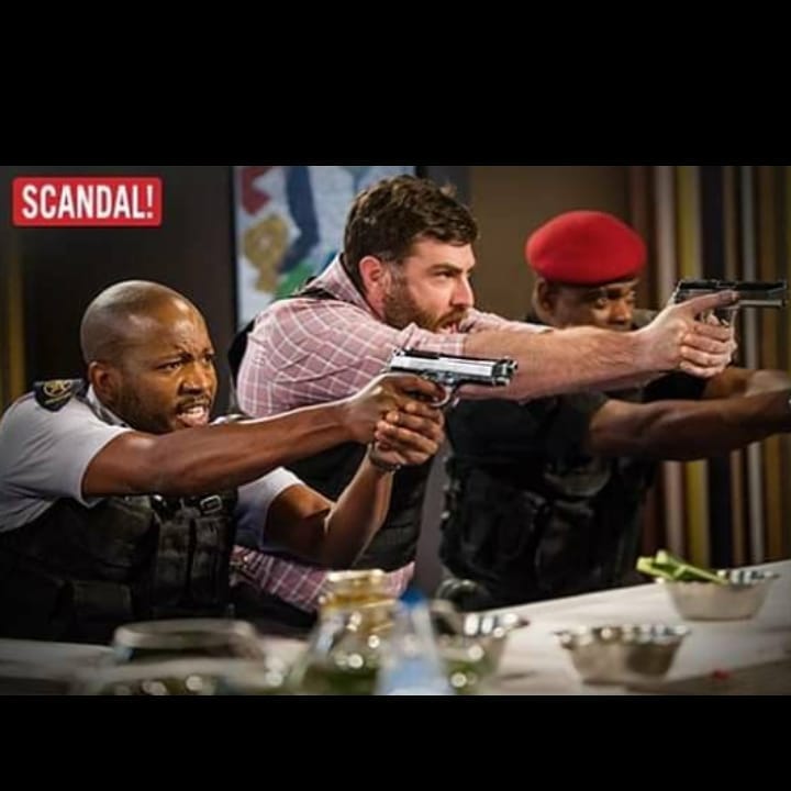 Javas on Scandal etv with Detective Cohen 
