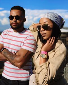 Sihle Ndaba and her boyfriend