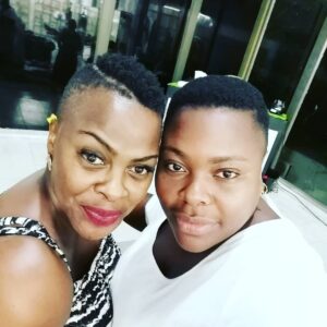 Zama Magubane Ngcobo with Dawn Thandeka from Uzalo