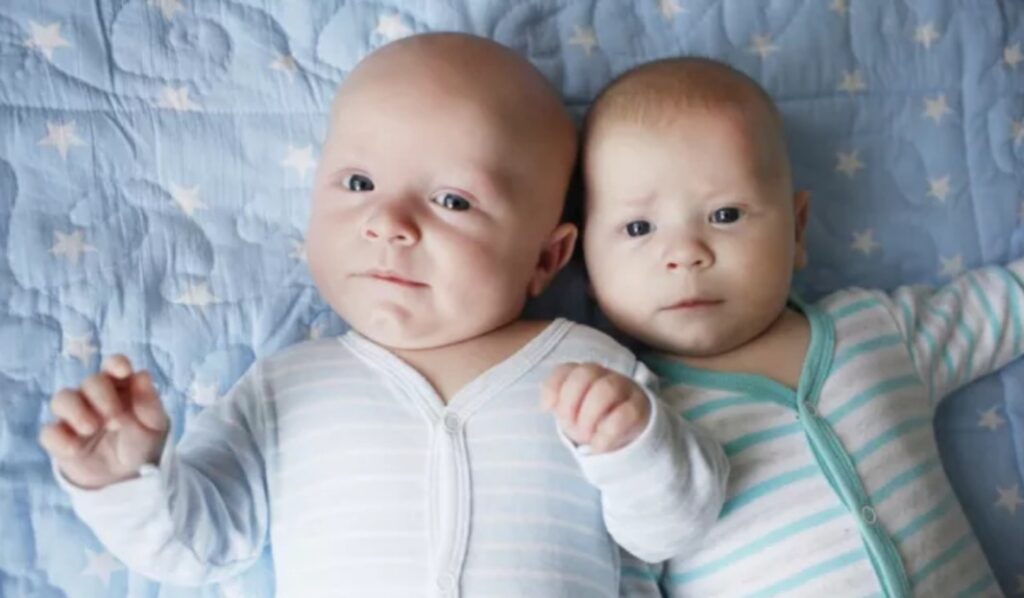 Twins born on different dates 