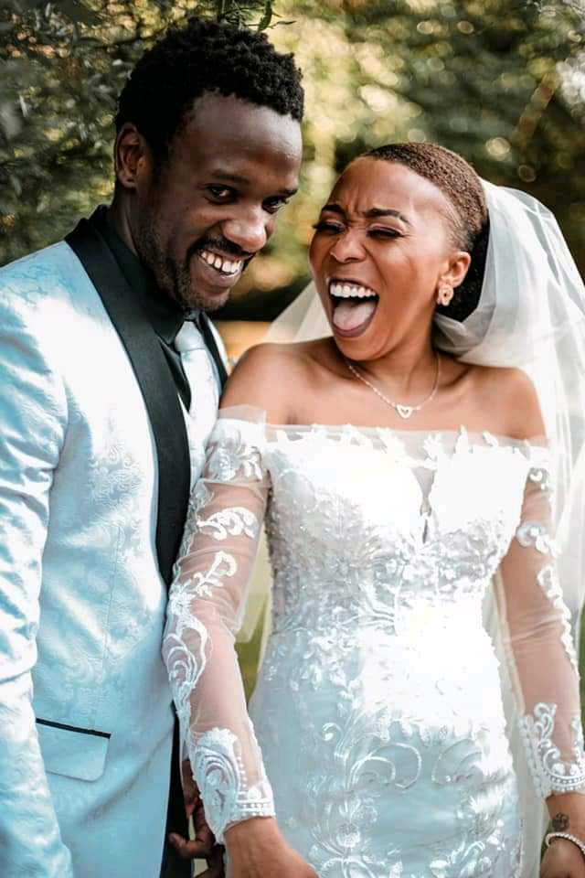 Lesego Khoza with her Husband Bonko Khoza 