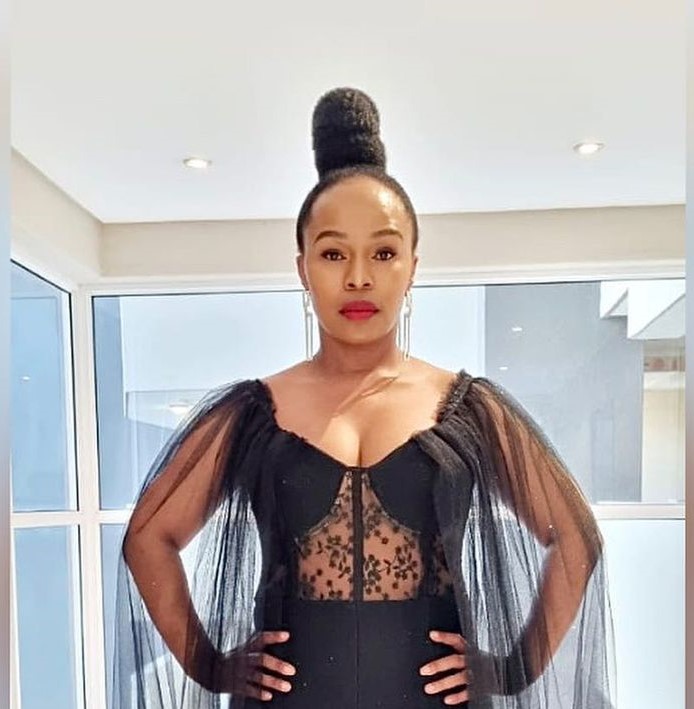 Sindi Dlathu who plays the role of Thandaza on Muvhango and known for playing Lindiwe Dlamini from The River.