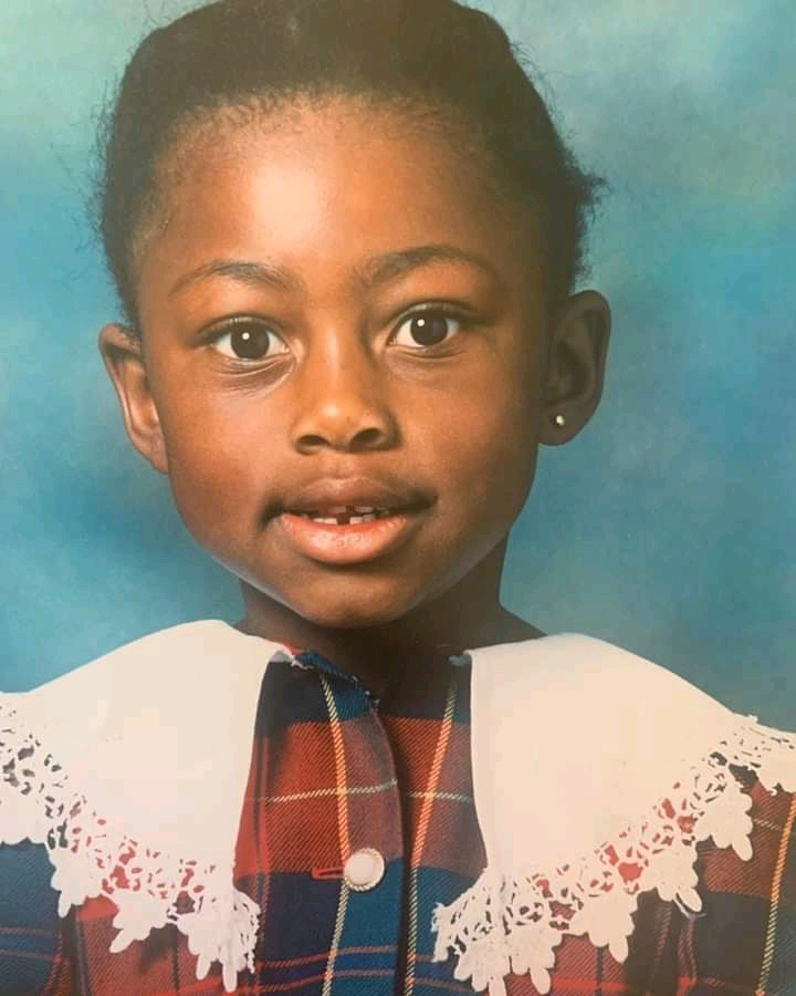 Mathabo Mothibe as a child.