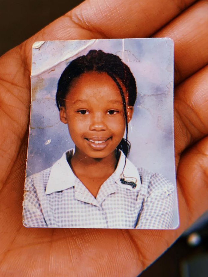 Image of Tumelo Modiselle as a child.