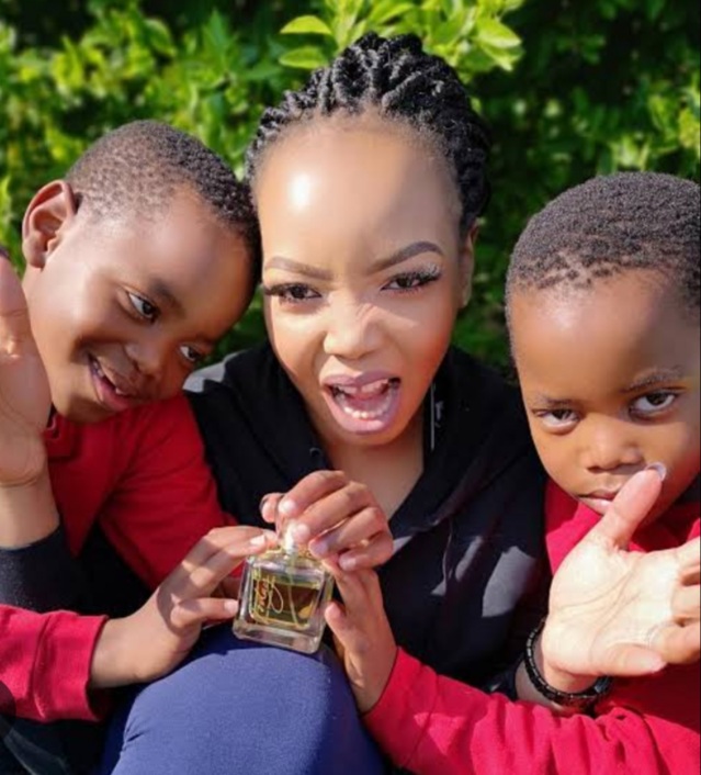 7 Mzansi celebrities with their Twin Children