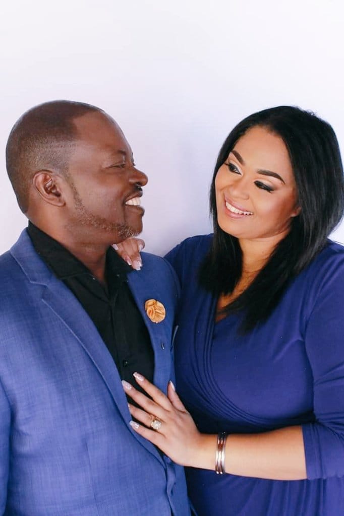 Jenna-Leigh Bilong with her husband Ed Long