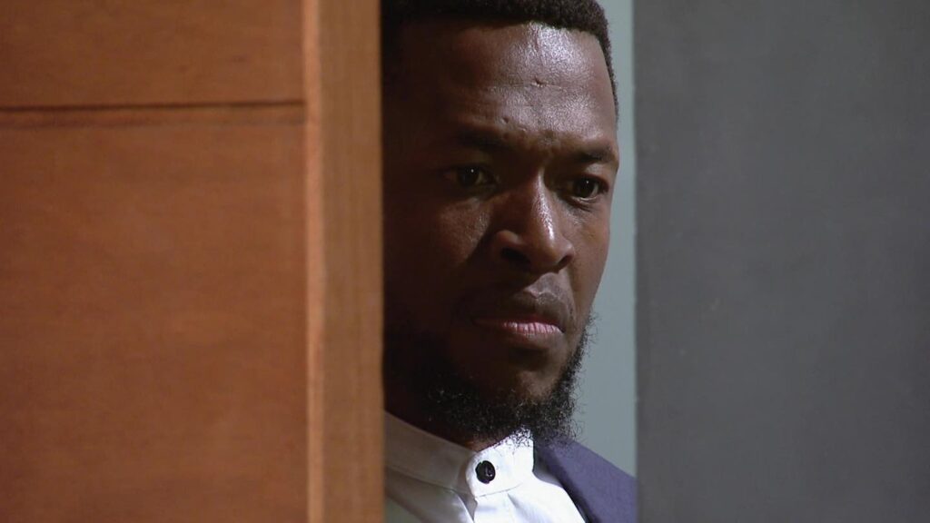 Nkosi from Skeem Saam. This Week on Skeem Saam