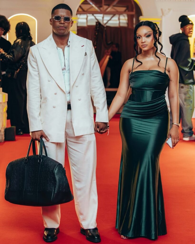 Image of Ntuthuzelo Prince Grootboom with his girlfriend and wife to be Rorisang Mohapi.