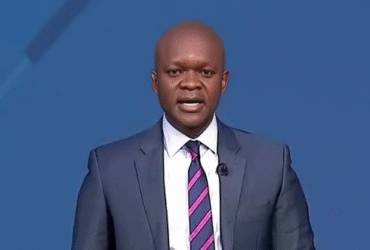 Xoli Mngambi (born 1982) is an award-winning South African broadcast journalist and news anchor, currently hosting Newsfeed AM on Newzroom Afrika.