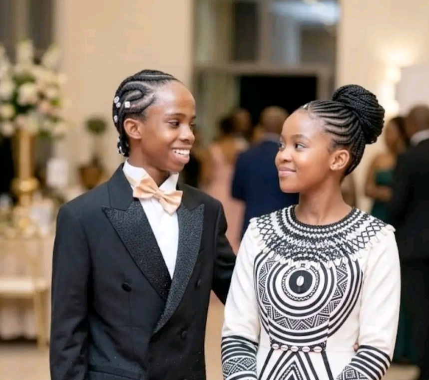 Litlhonolofatso Litlhakanyane and his girlfriend.