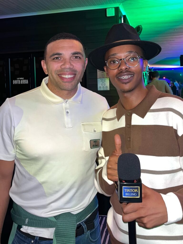 Sinemivuyo Mpulu doing interviews for his TikTok Billing 