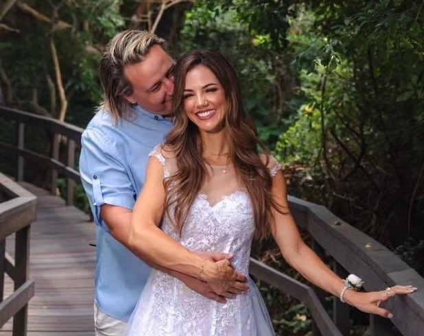 Image of Alyson Le Grange with beloved husband Myles Maclarty.