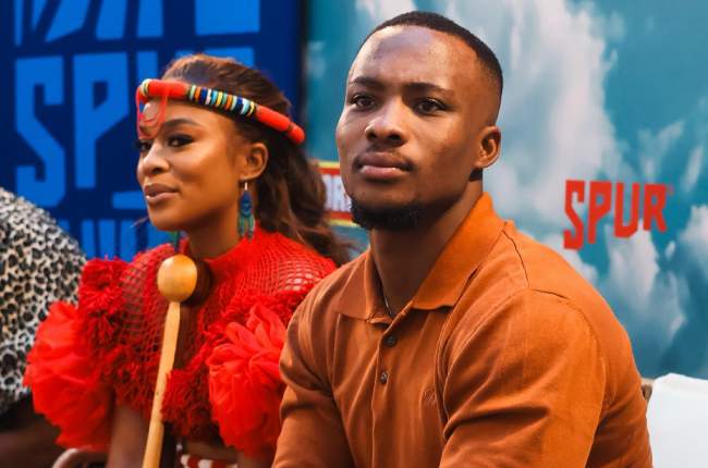 Image of celebrity siblings Nomzamo and Zamani Mbatha
